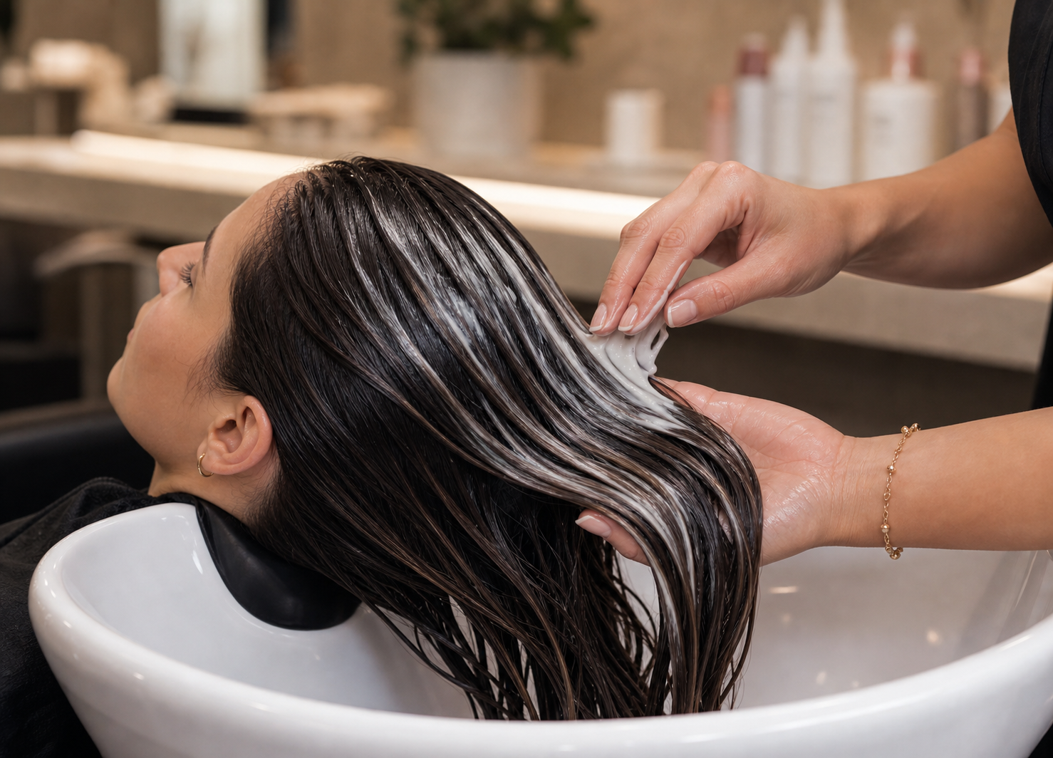 Professional conditioning treatment for healthy hair